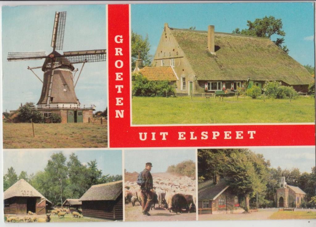 Elspeet Molen Boerderij Schaapskooi Gelopen 1987 Zegel 50 ct, Verzenden, 1980 tot heden, Gelopen, Gelderland