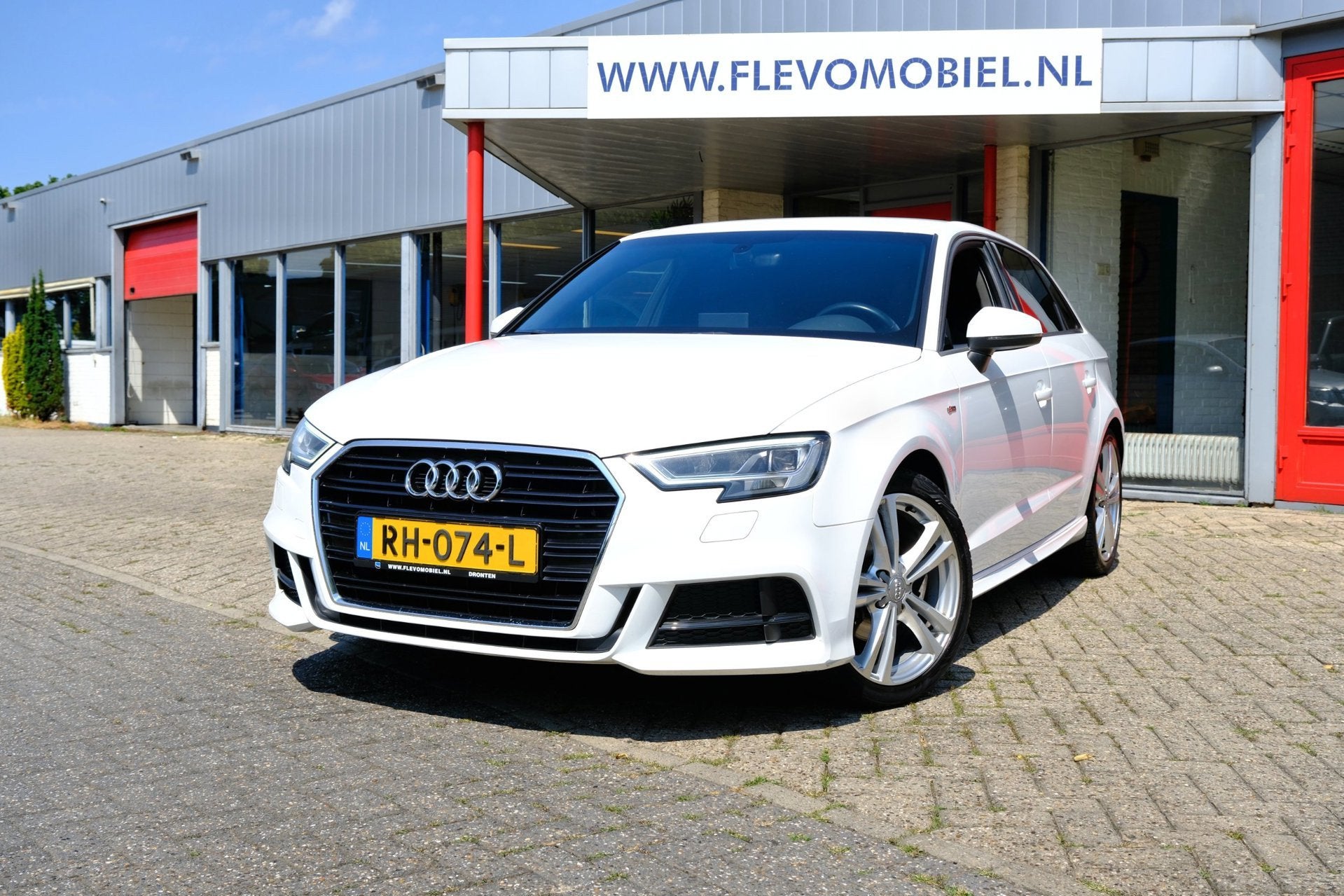 Audi A3 Sportback 1.0 TFSI Sport S Line Edition Navi|Half Le, Auto's, Audi, Gebruikt, Euro 6, Wit, Origineel Nederlands