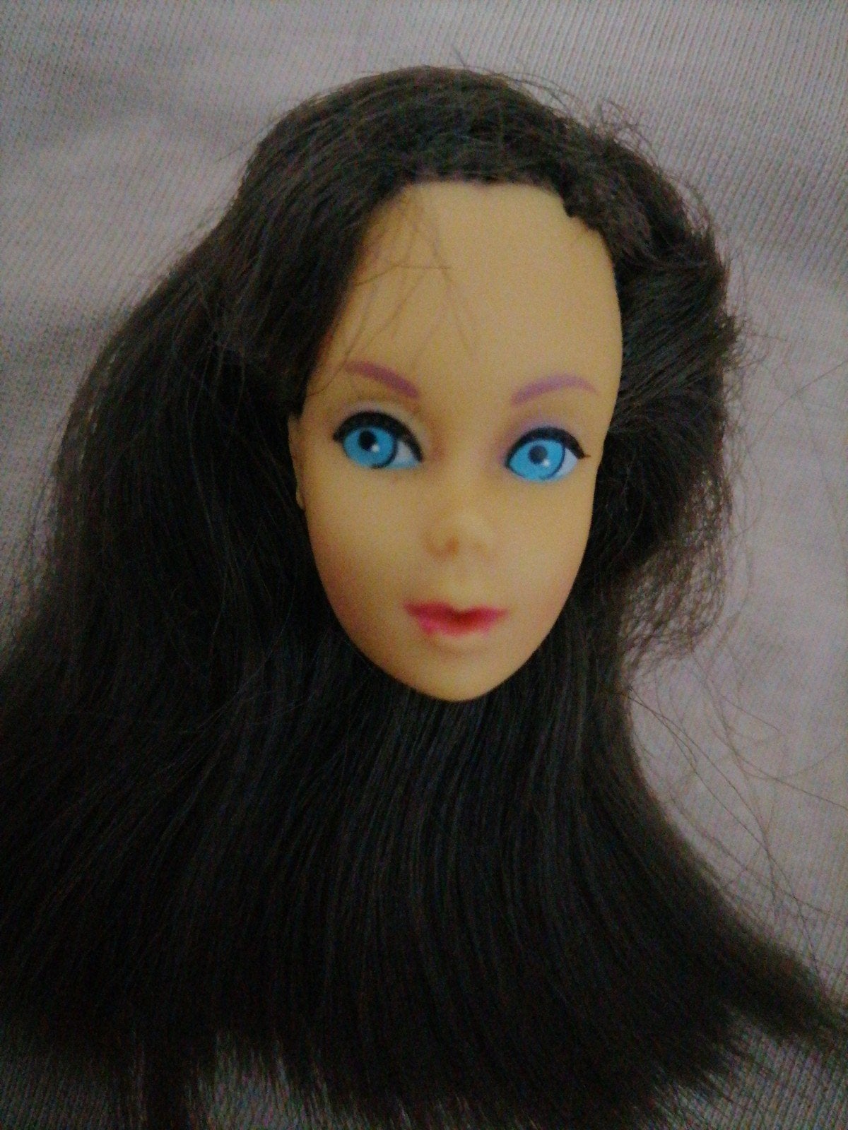Vintage barbie poppen hoofdje, Verzamelen, Poppen, Ophalen of Verzenden, Gebruikt, Fashion Doll
