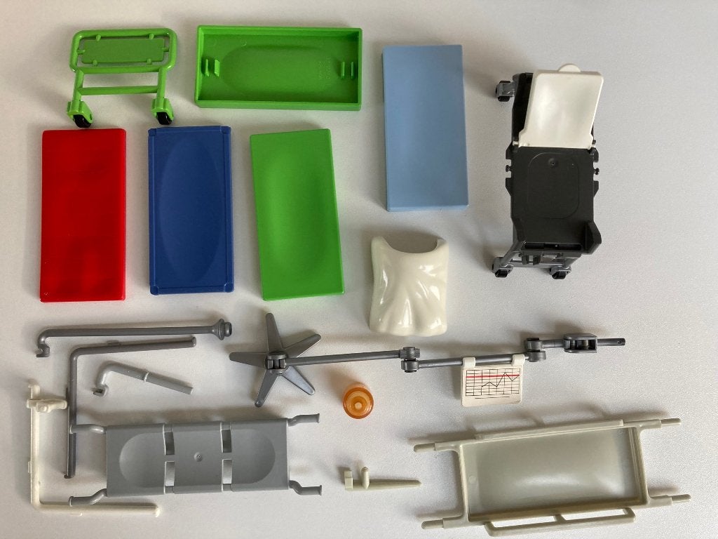 playmobil, onderdelen ziekenhuis, Ophalen of Verzenden, Gebruikt, Los playmobil