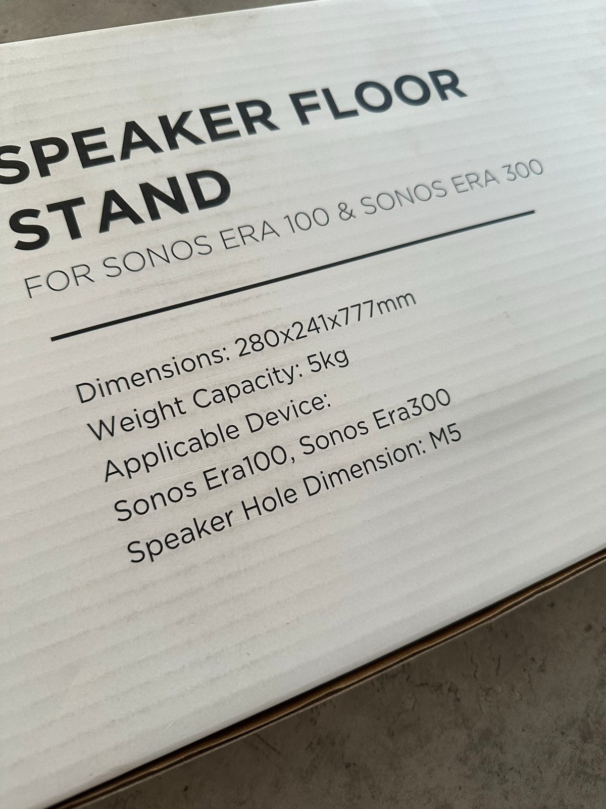 Speaker vloerstandaard voor Sonos Era 100 & Era 300, Overige typen, Nieuw, Ophalen of Verzenden, Sonos