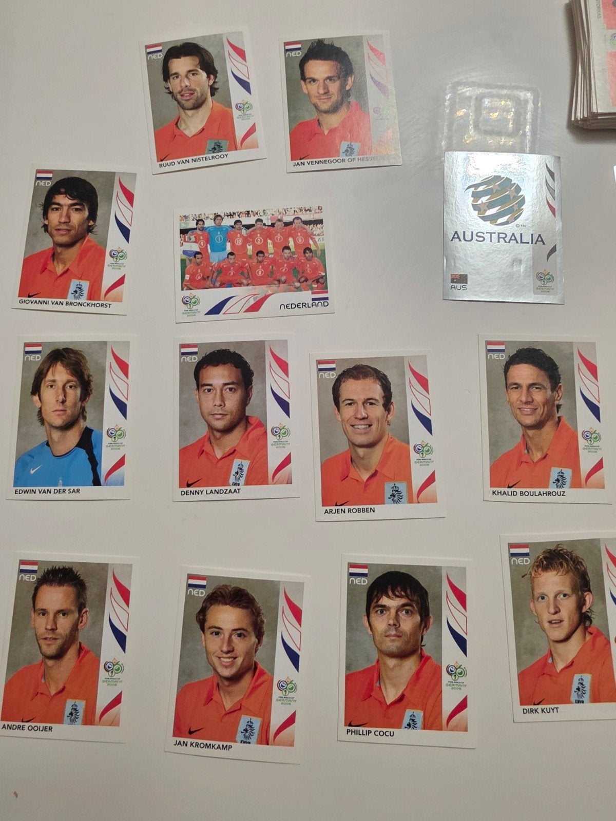 Panini WK 2006 Stickers - Diverse Spelers en Teams, Ophalen of Verzenden, Zo goed als nieuw