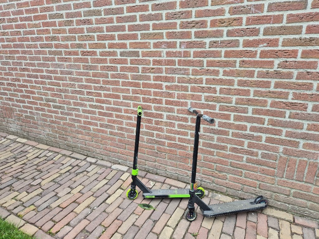 Stunt steppen groen en glow!, Ophalen, Gebruikt
