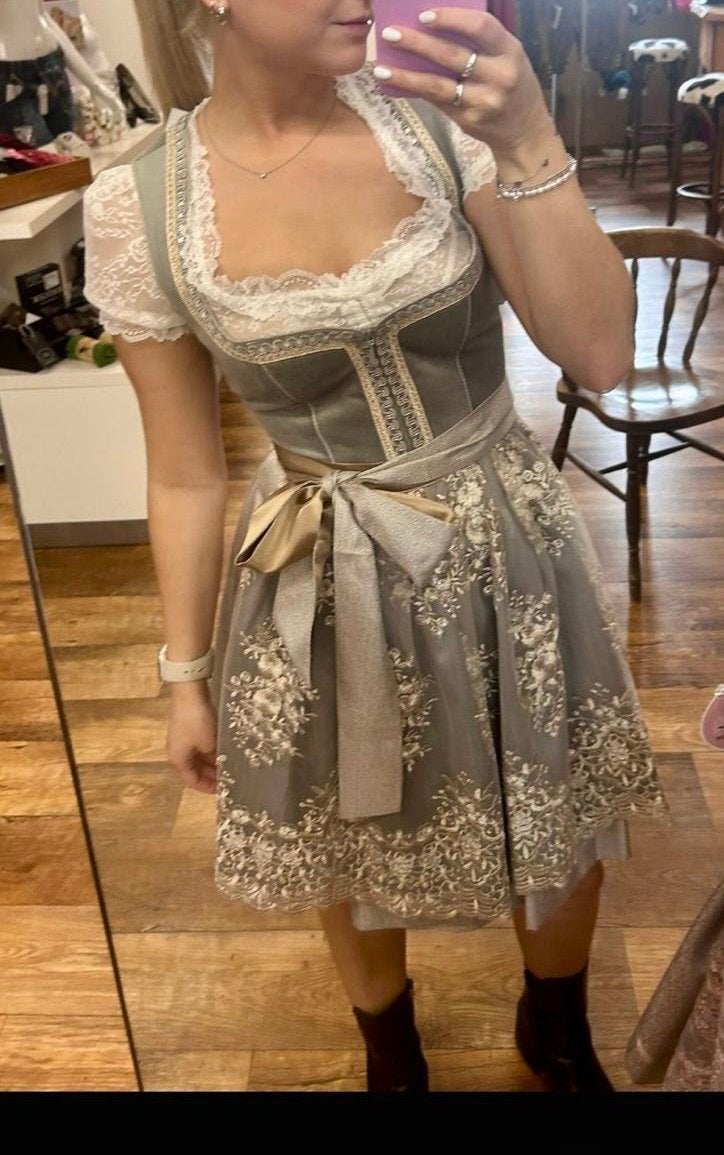 Dirndl jurk mt 34, Kleding | Dames, Ophalen, Zo goed als nieuw, Maat 34 (XS) of kleiner, Overige thema's