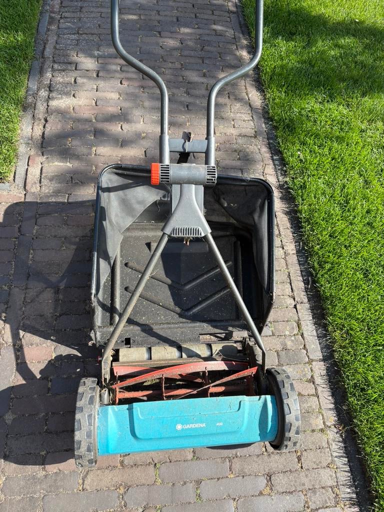 Gardena kooimaaier 40cm inclusief opvangbak, Kooimesmaaier, Ophalen, Gebruikt