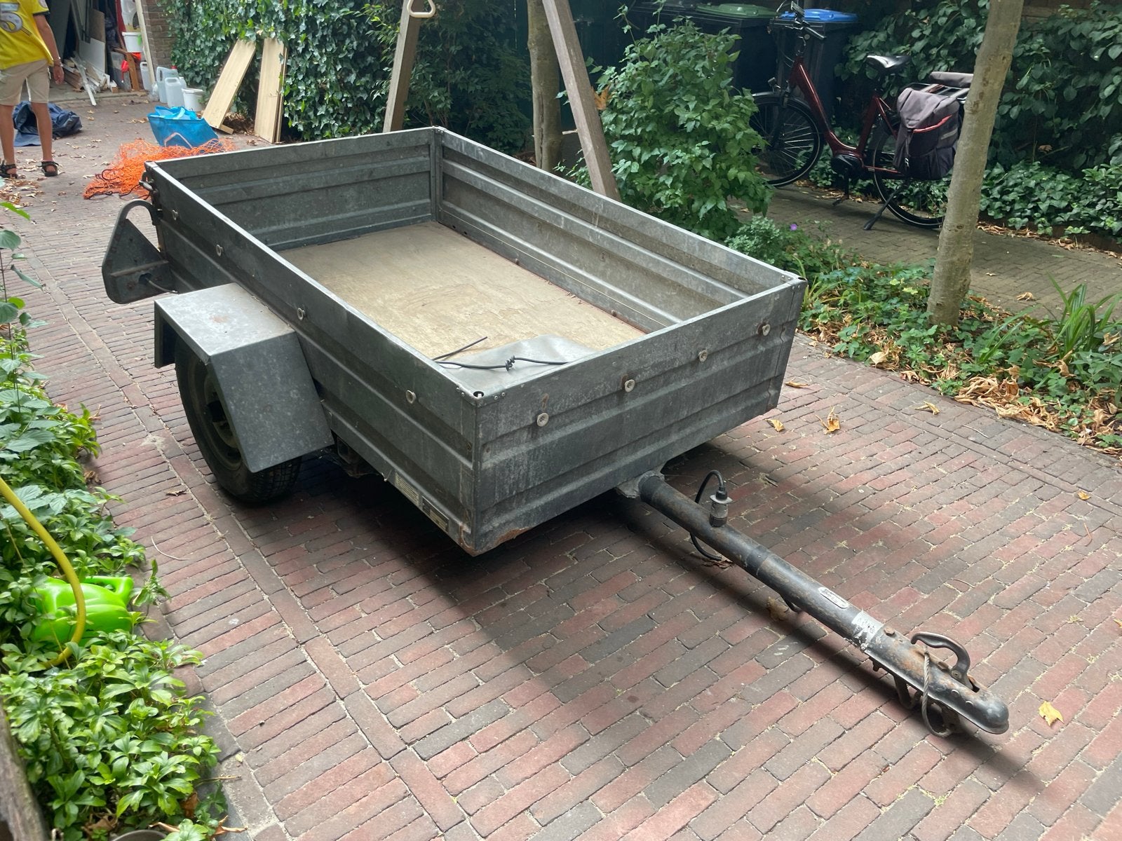 Handzame aanhanger met net en afdekzeil, Auto diversen, Ophalen
