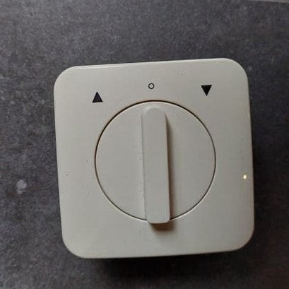 Inprojal Inbouw Draaischakelaar Crèmewit, Ophalen of Verzenden, Gebruikt, Schakelaar