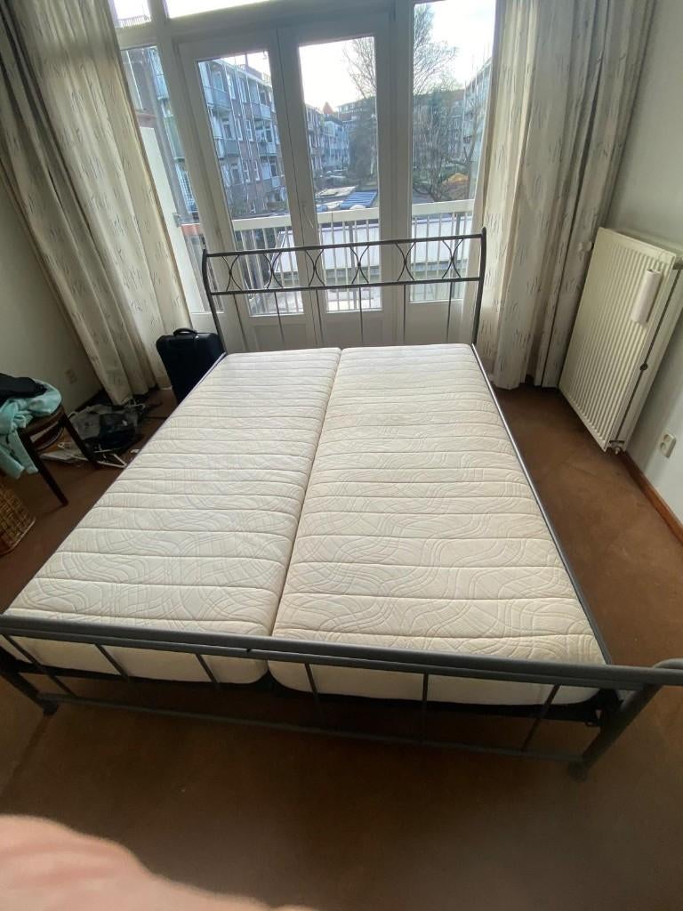 Auping bed in zeer goede staat, Ophalen, Zie foto's, 210 cm, Tweepersoons