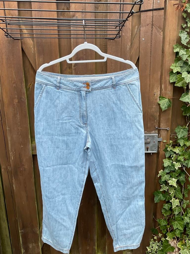 Hempage 7/8 broek XL - Hennep & Bio Katoen - Nieuw!, Kleding | Dames, Blauw, Maat 42/44 (L), Nieuw, Ophalen of Verzenden