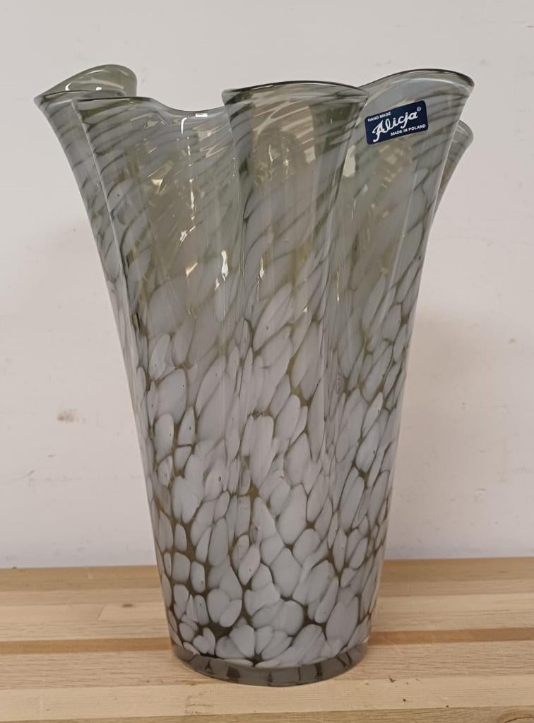 Alicja vaas, Overige kleuren, Ophalen of Verzenden, Minder dan 50 cm, Glas