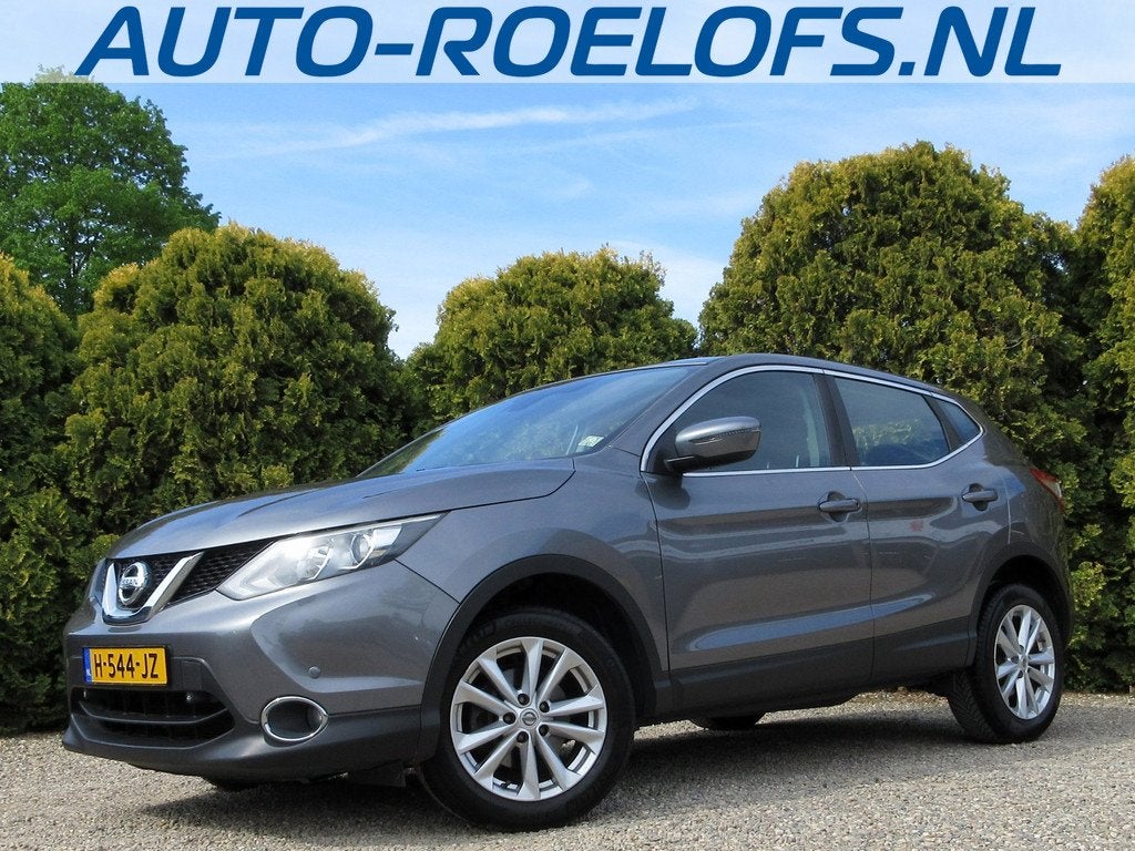 Nissan Qashqai 1.2 Acenta * Navi * ECC *, Voorwielaandrijving, Stof, Gebruikt, 4 cilinders