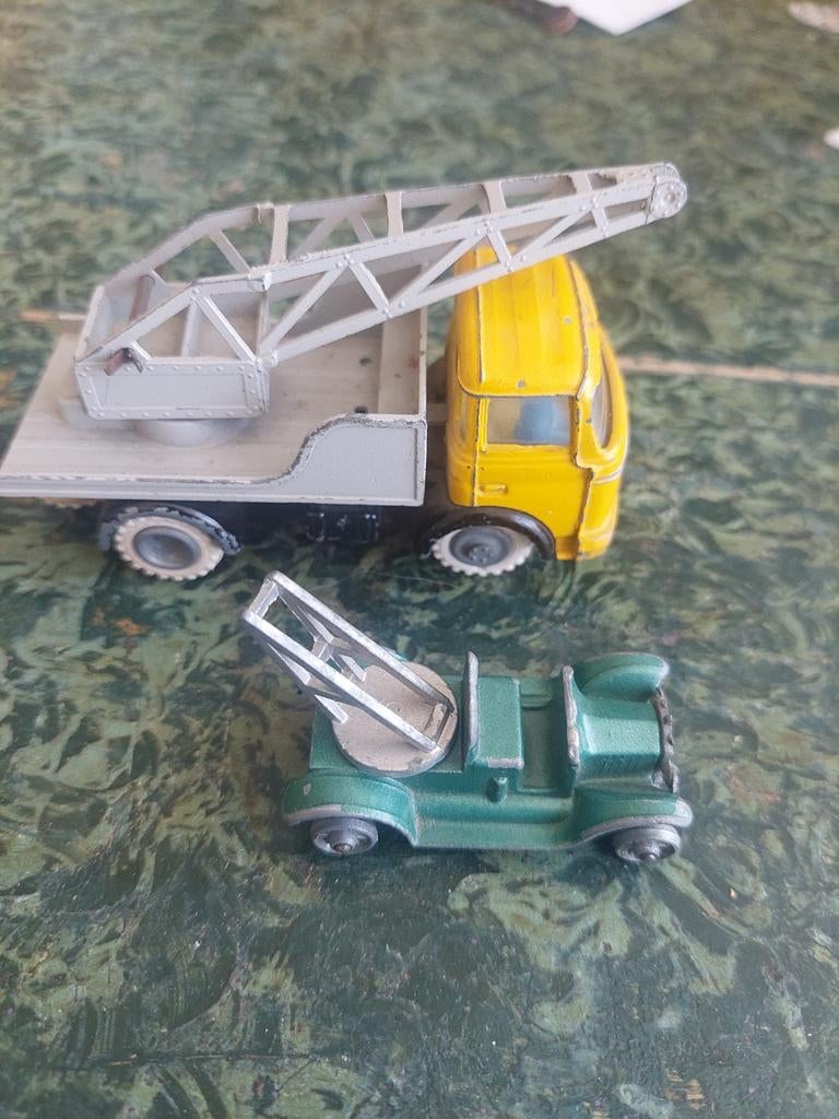 Vintage Speelgoed Kraanwagen en Takelwagen, Ophalen of Verzenden, Gebruikt