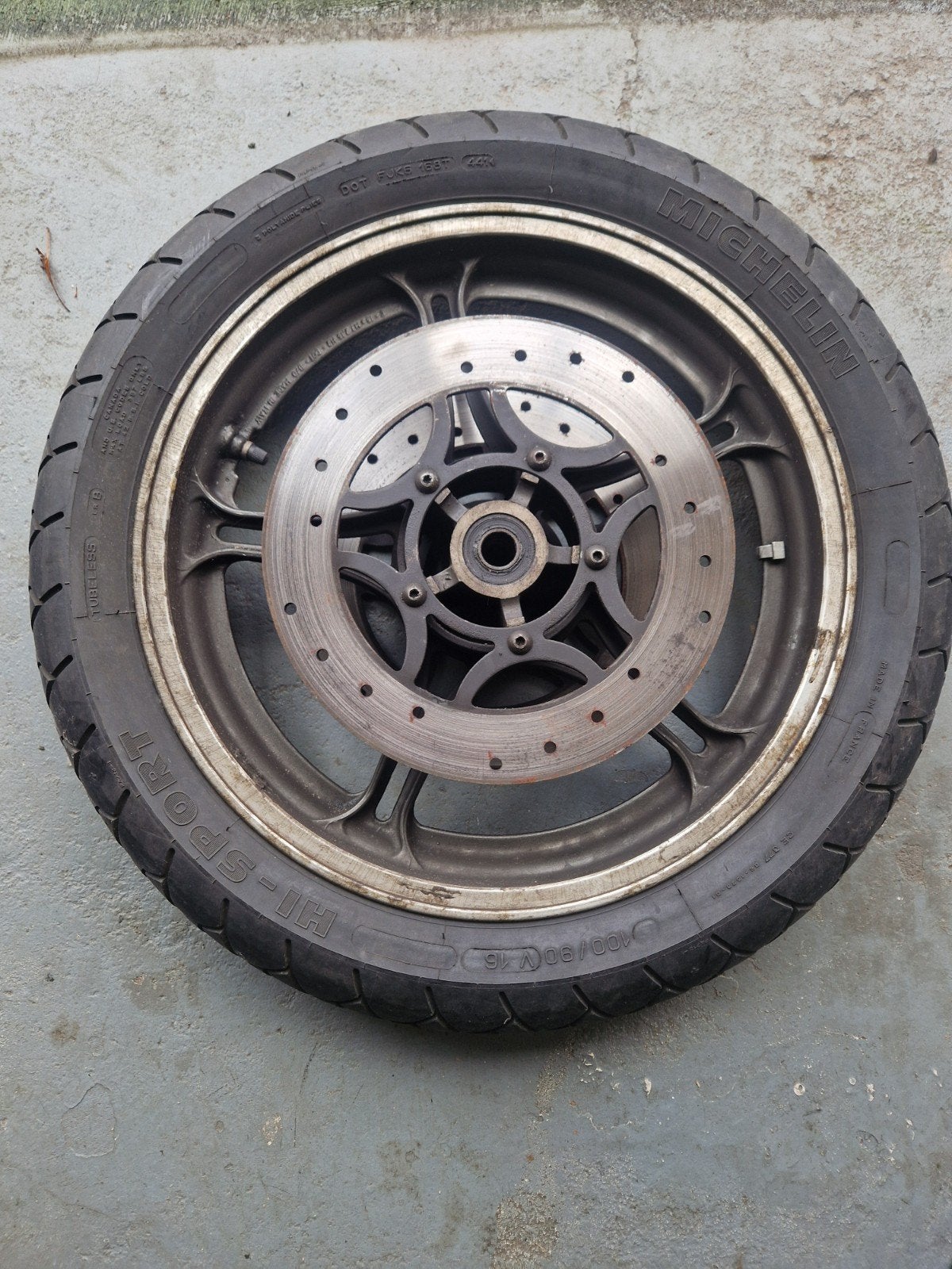 Velg voor inkl.schijven en lager. Moto Guzzi, Ophalen of Verzenden, Gebruikt