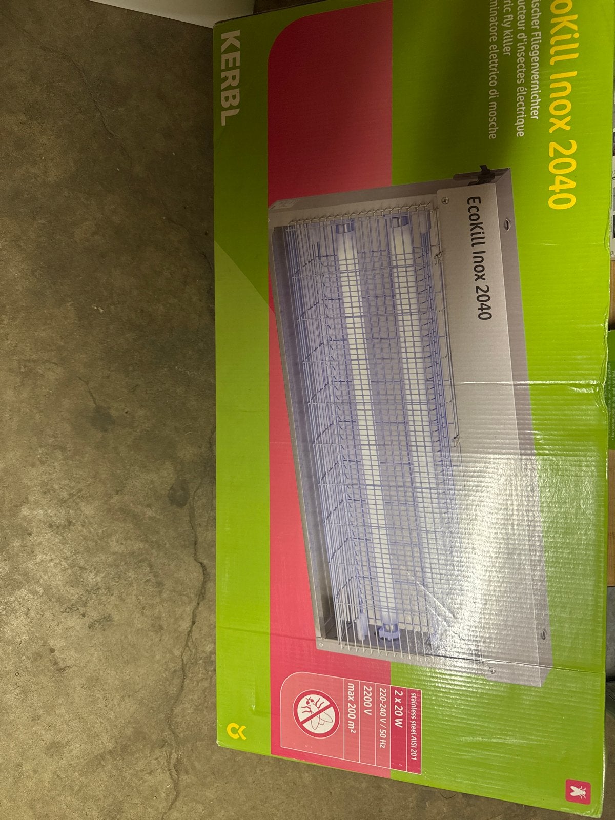 Kerbl EcoKill Inox 2040 Vliegenvanger - Nieuw in doos, Ophalen of Verzenden, Nieuw
