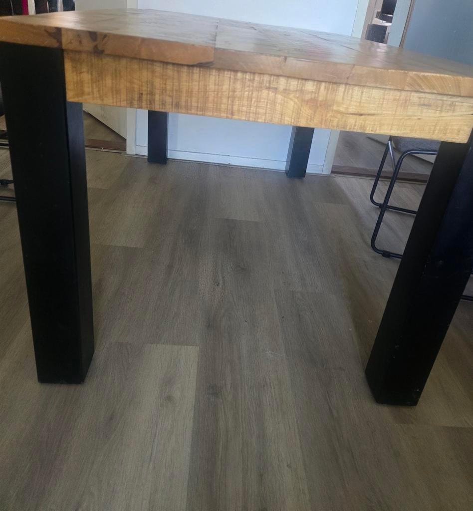 Eettafel, Huis en Inrichting, Tafels | Eettafels, Ophalen, Gebruikt, Rechthoekig, 50 tot 100 cm