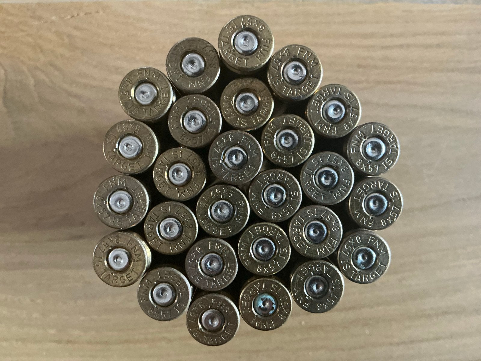 Hulzen/exercitiepatronen 8x57 FNM Target, Ophalen, Gebruikt