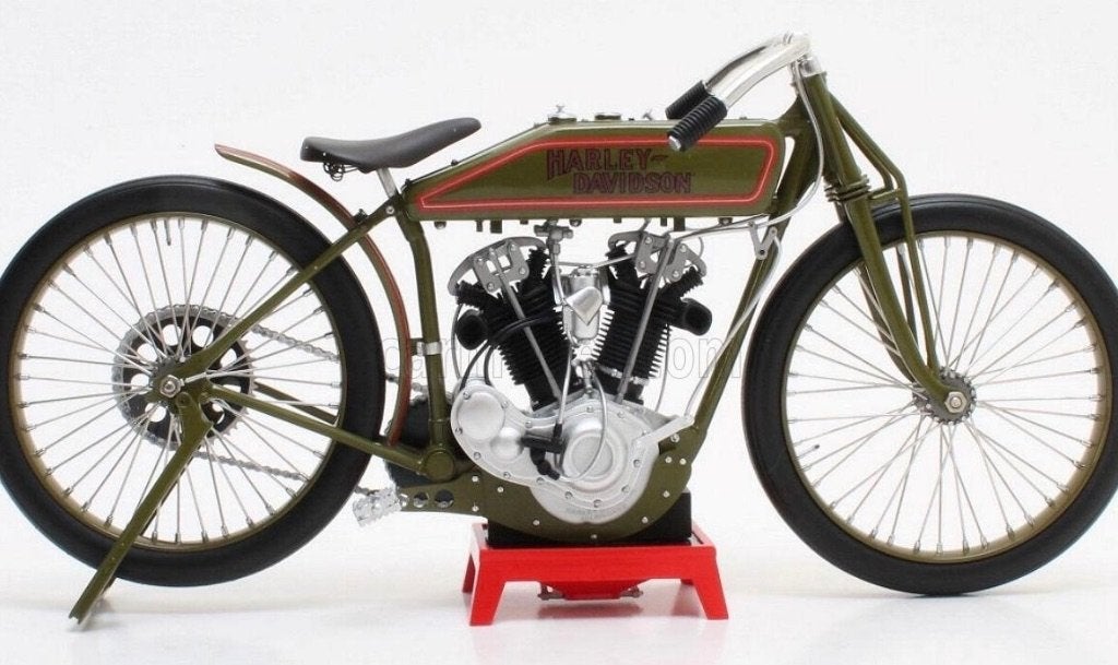 Harley Davidson schaal: 1:6 Merk: VMB 8-valve nwst 1928, Verzenden, Zo goed als nieuw, 1:5 t/m 1:8, Motor