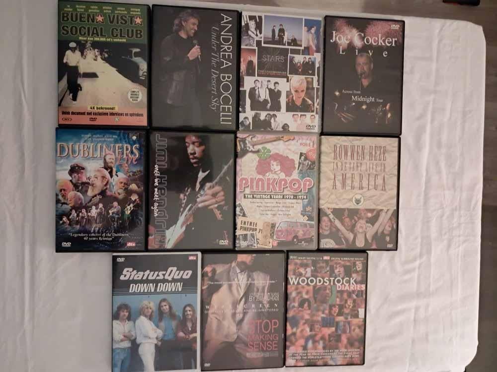 Div. Muziek DVD’s Cranberries, Jimi Hendrix, Rowwen Hèze, Alle leeftijden, Ophalen of Verzenden, Zo goed als nieuw