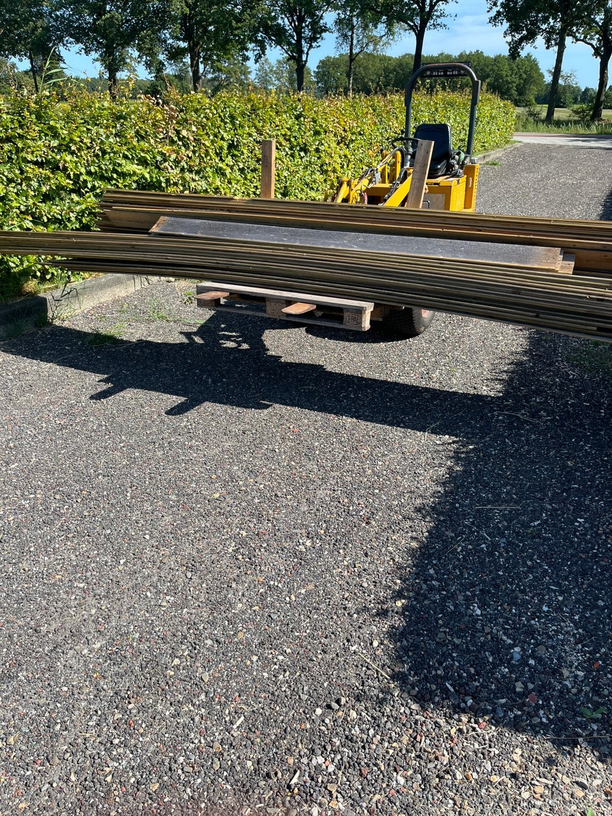 Rabatplanken, Ophalen, Gebruikt, Hout