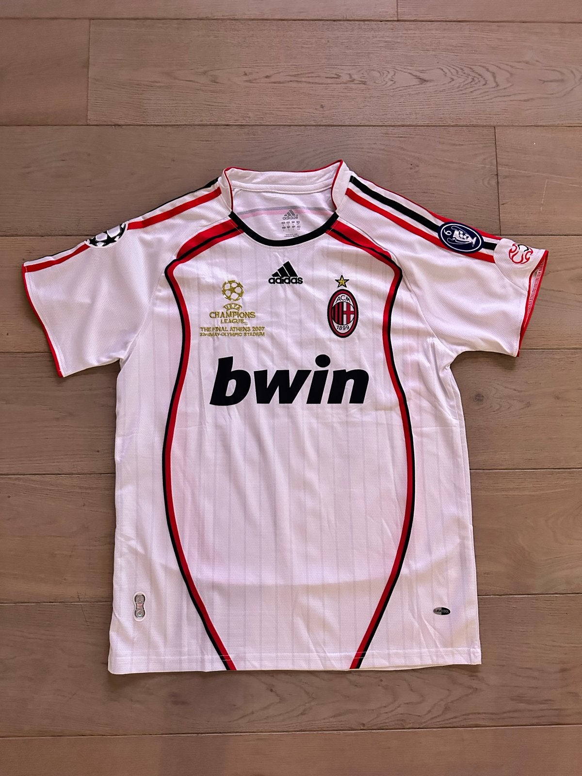 AC Milan Champions League Finale 2007 Kaka' 22 Shirt, Maat L, Ophalen of Verzenden, Zo goed als nieuw, Shirt
