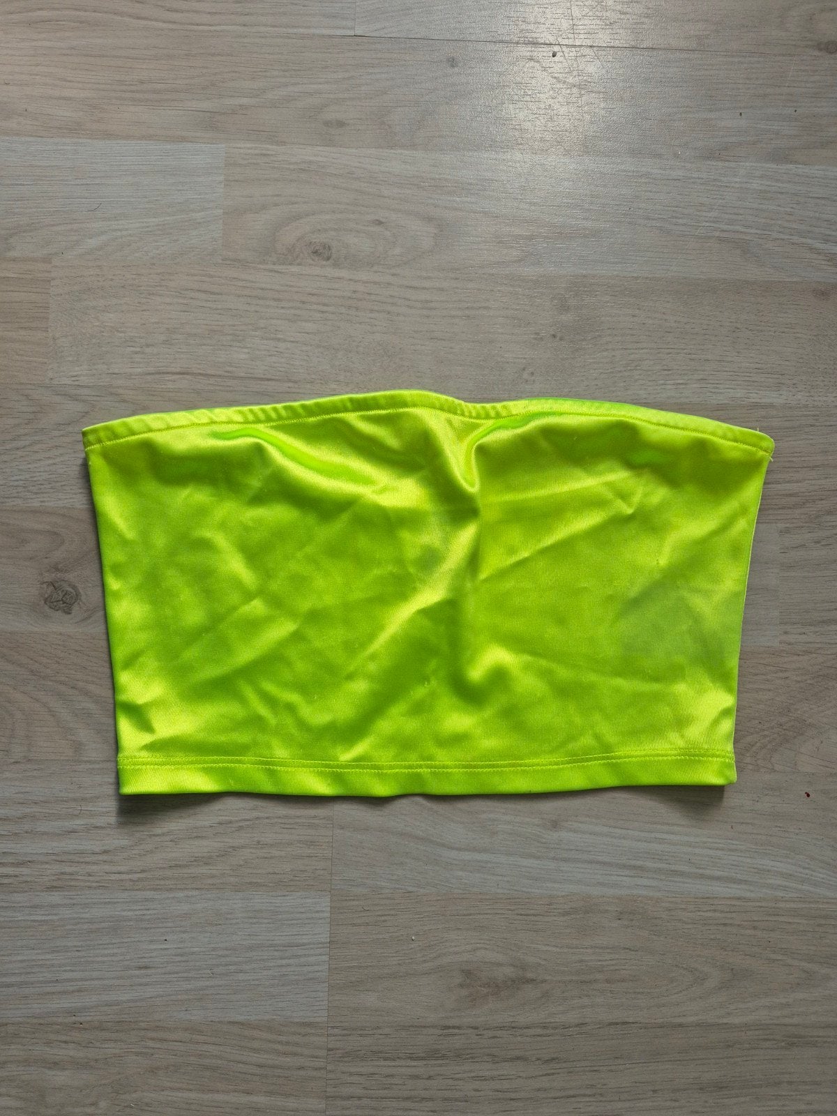 Neon Strapless Top Maat S, Kleding | Dames, Ophalen of Verzenden, Gedragen, Groen, Maat 36 (S)