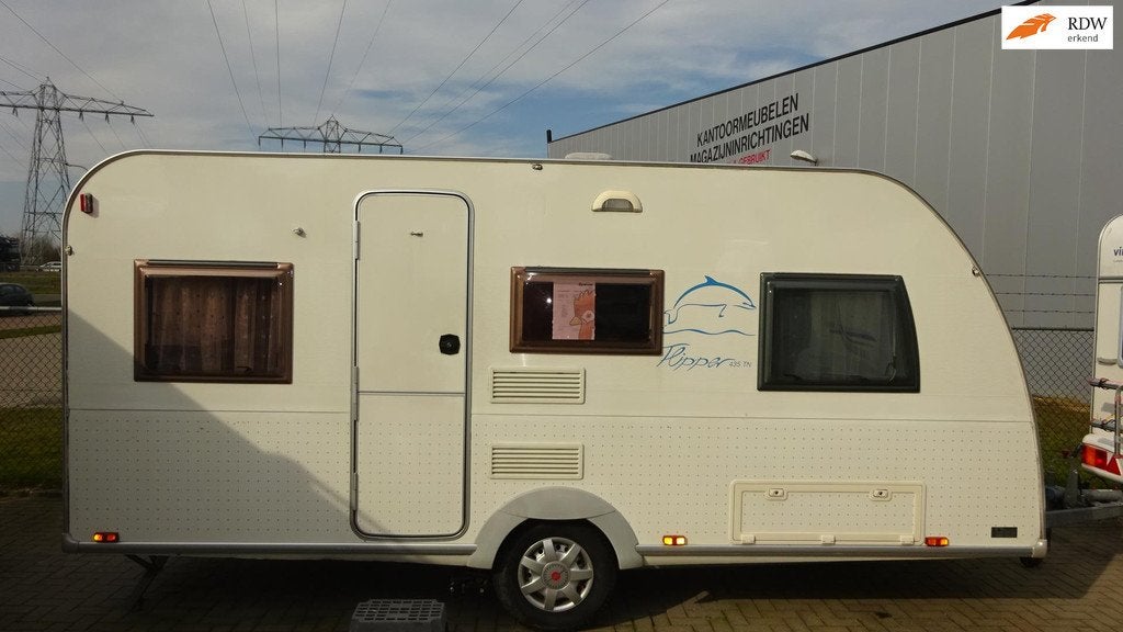 BURSTNER Flipper 435 2005 Vastbed/Dinette Rondzit Mover 942, Caravans en Kamperen, Mover, Bedrijf, 750 - 1000 kg, Bürstner