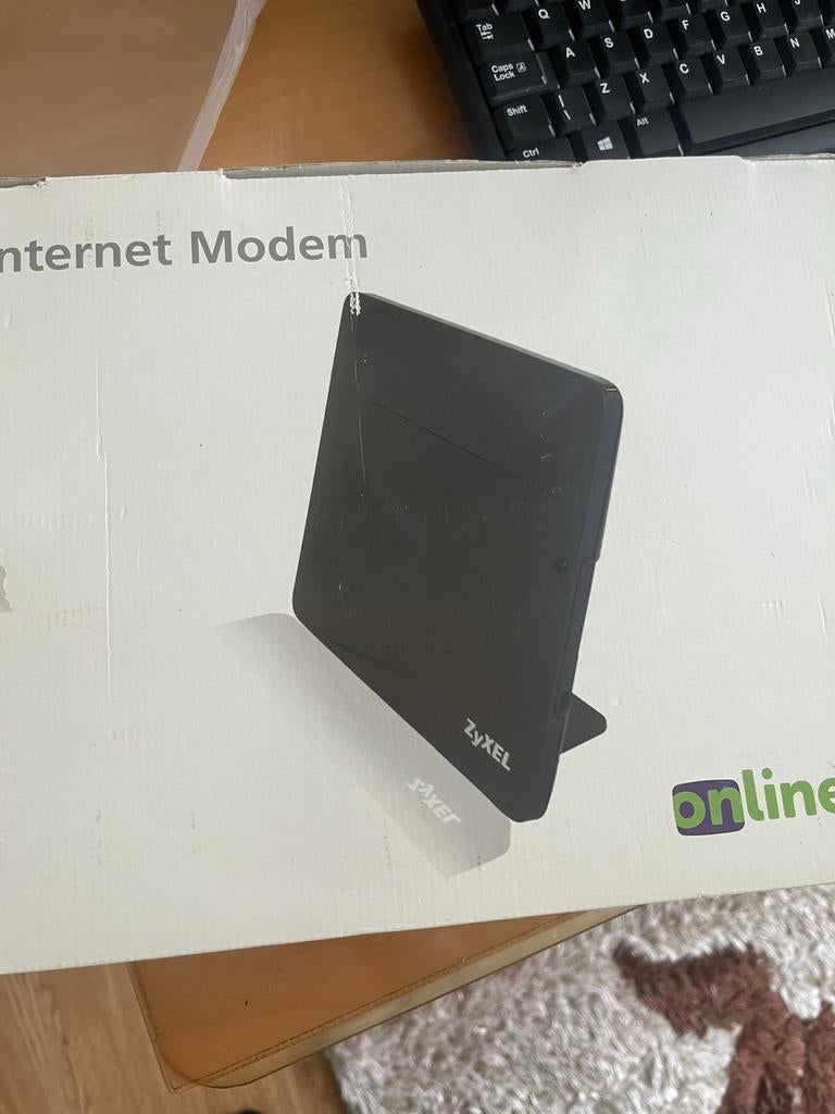 Zyxel Internet Modem, Computers en Software, Routers en Modems, Ophalen of Verzenden, Nieuw, Router met modem