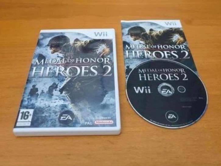 Wii | Medal of Honor Heroes 2, Spelcomputers en Games, Games | Nintendo Wii, Gebruikt, Vanaf 18 jaar, Shooter, 1 speler