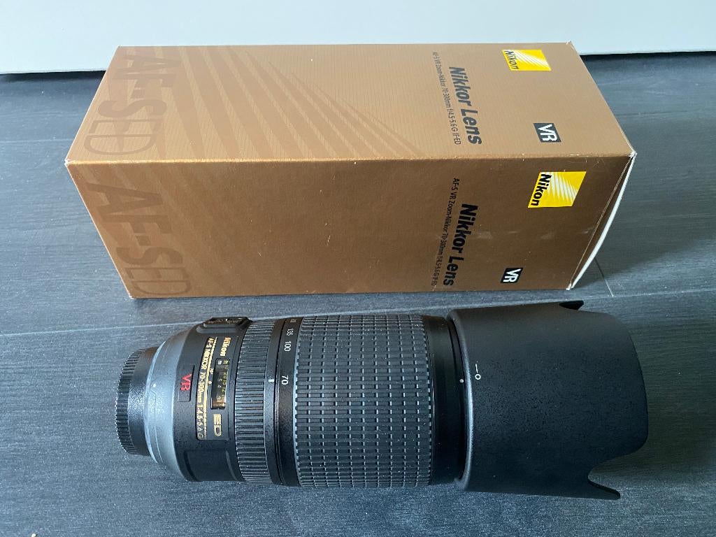 Nikon AF-S VR Zoom 70-300mm (Nikkor), Ophalen of Verzenden, Zo goed als nieuw, Telelens, Zoom
