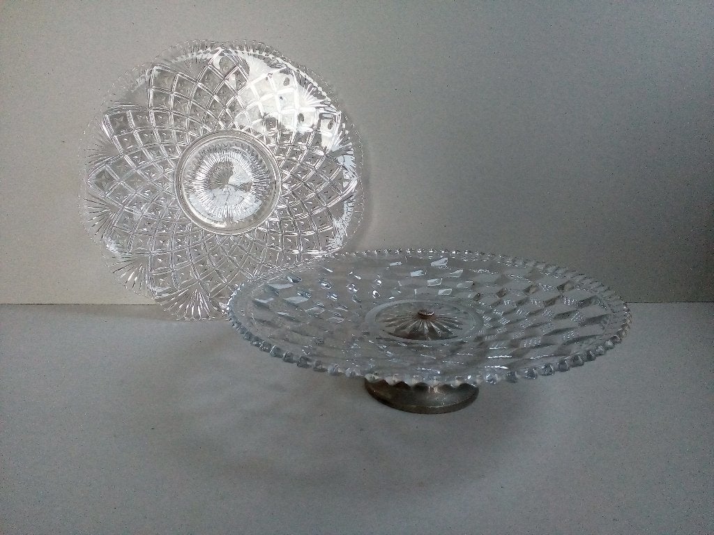 Vintage Gebak/vlaaischalen.(Knapkoekschalen).Pr/p/st vanaf, Ophalen of Verzenden, Overige typen