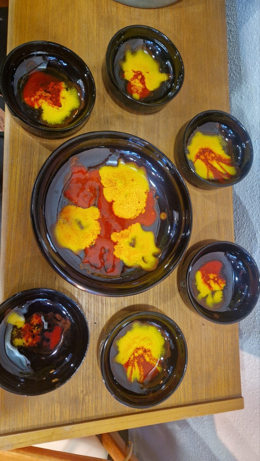 Vintage Fat Lava snackset, Ophalen of Verzenden