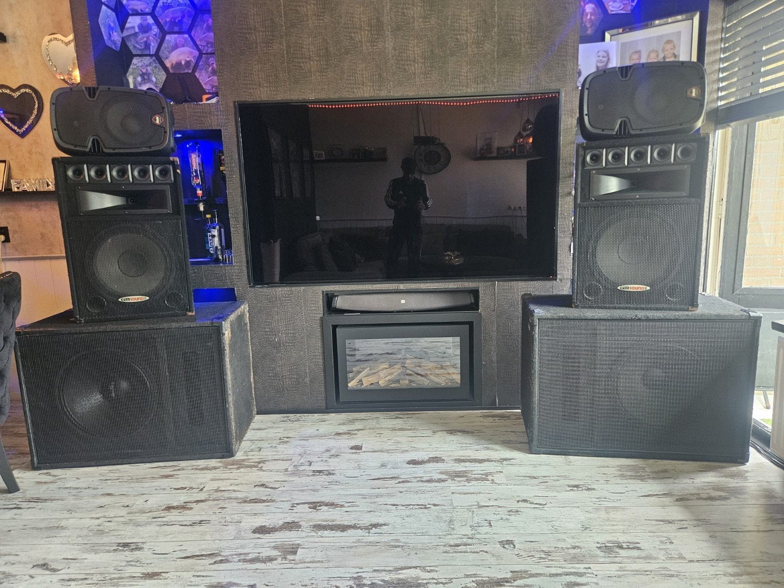Geluid set te koop, Ophalen of Verzenden, Gebruikt, 1000 watt of meer