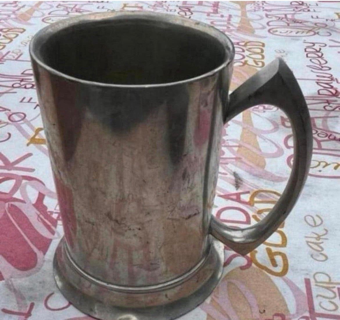 Tinnen Vintage Bierpul Made in Indonesië gemerkt /Potje Tin, Ophalen of Verzenden