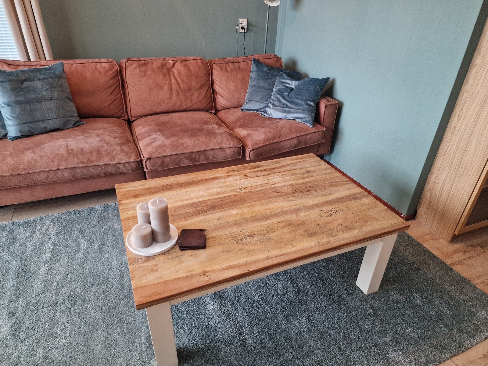 Compleet Woonkamer Set: Eethoek, Salontafel, TV-meubel & Tap, Ophalen, Gebruikt, Rechthoekig
