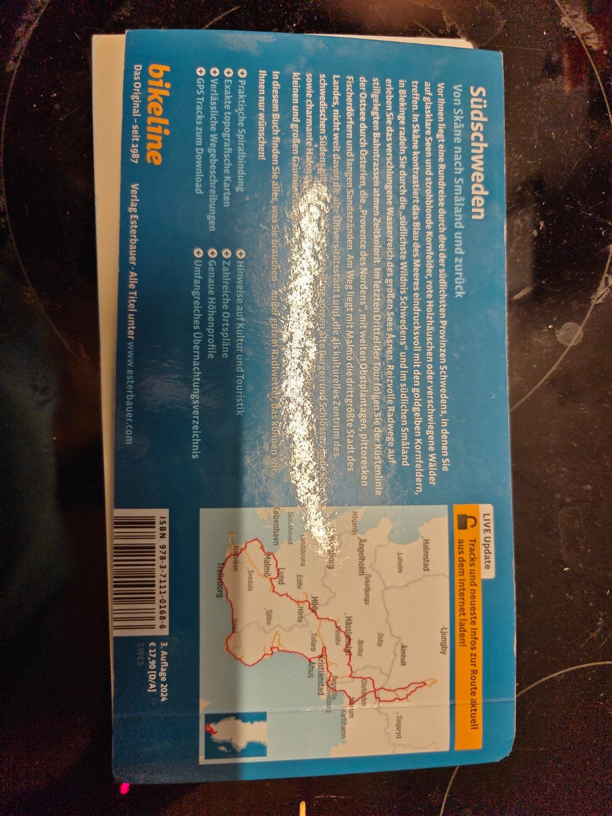 Fietsboek Zuid-Zweden: Skåne naar Småland en terug, Ophalen of Verzenden
