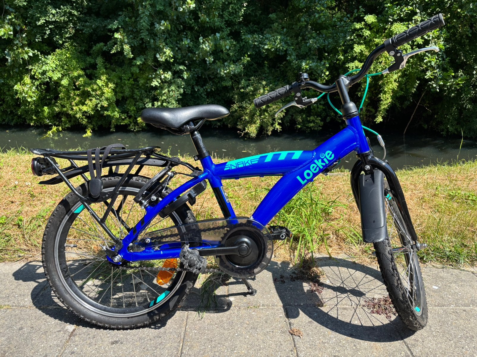 Loekie snake 18 inch fiets, Fietsen en Brommers, Fietsen | Jongens, Ophalen, Zo goed als nieuw, 18 inch