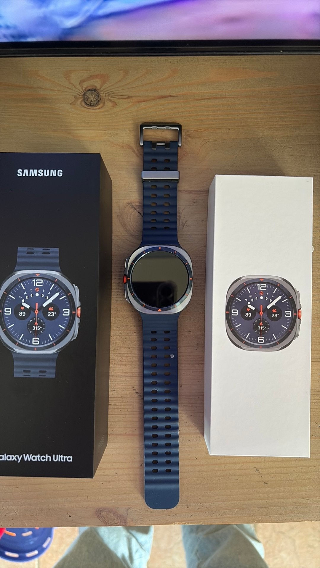 Samsung Galaxy Watch Ultra (47mm, LTE) Garantie, Ophalen of Verzenden, Zo goed als nieuw, Waterdicht, Android