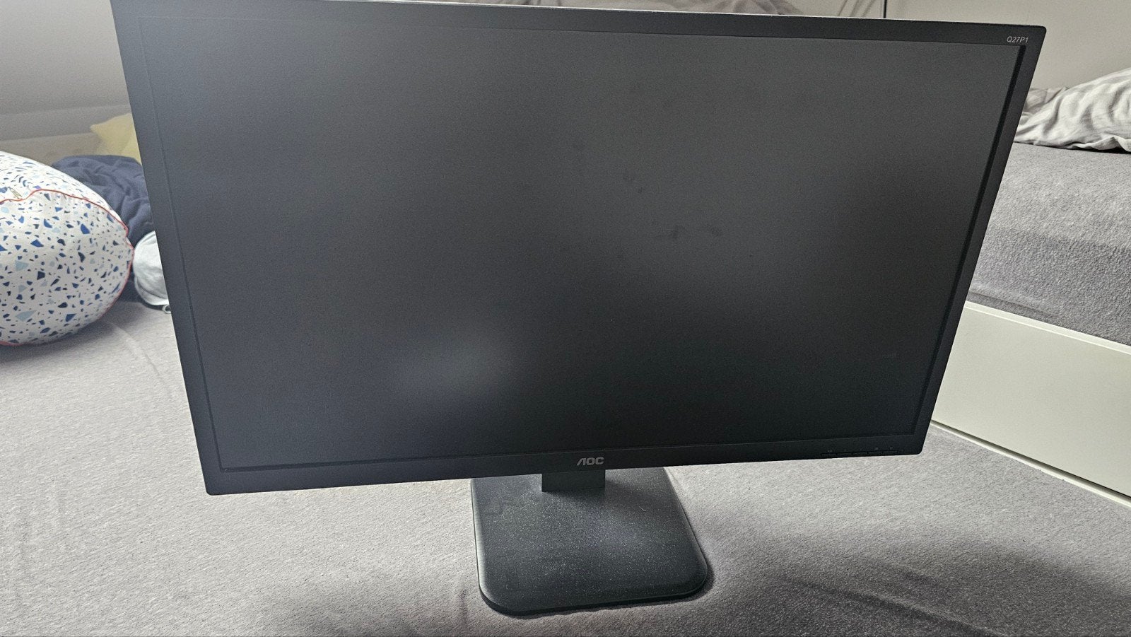 Aoc monitor ips 27 inch hdmi displyport 2k, HDMI, IPS, Ophalen of Verzenden, Zo goed als nieuw