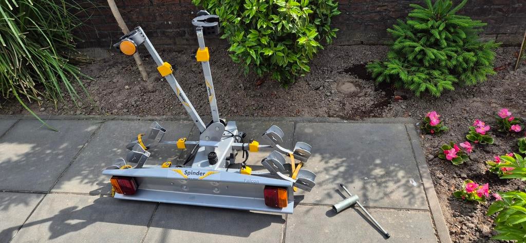 Spinder Falcon Trekhaak Fietsendrager voor 2 fietsen, Auto diversen, Fietsendragers, Gebruikt, Trekhaakdrager, Ophalen of Verzenden