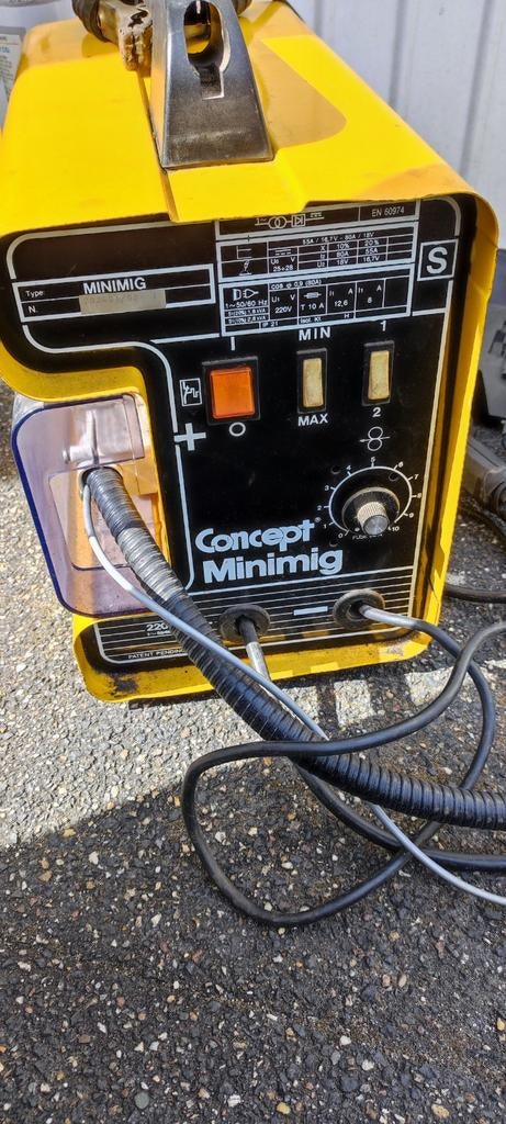 Concept Minimig lasapparaat, Ophalen, Gebruikt, Minder dan 150 ampère, Co2