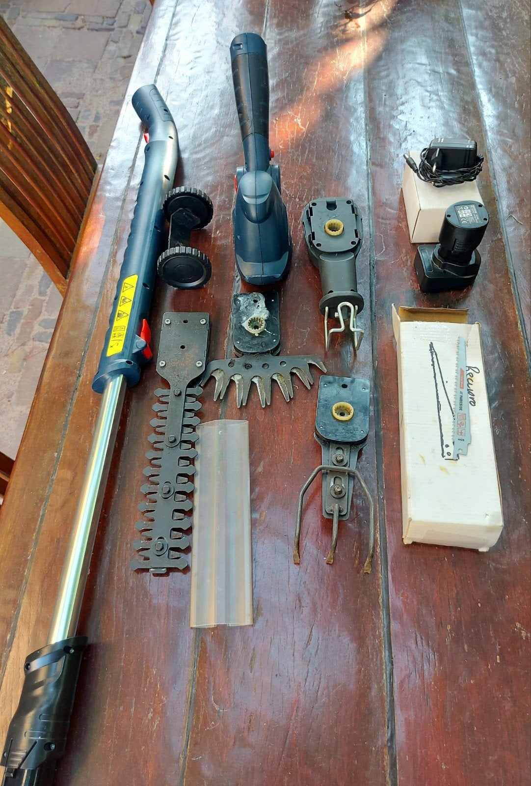 Wolfgang Germany 4-in-1 Accu Tuingereedschap Set, Ophalen of Verzenden, Gebruikt
