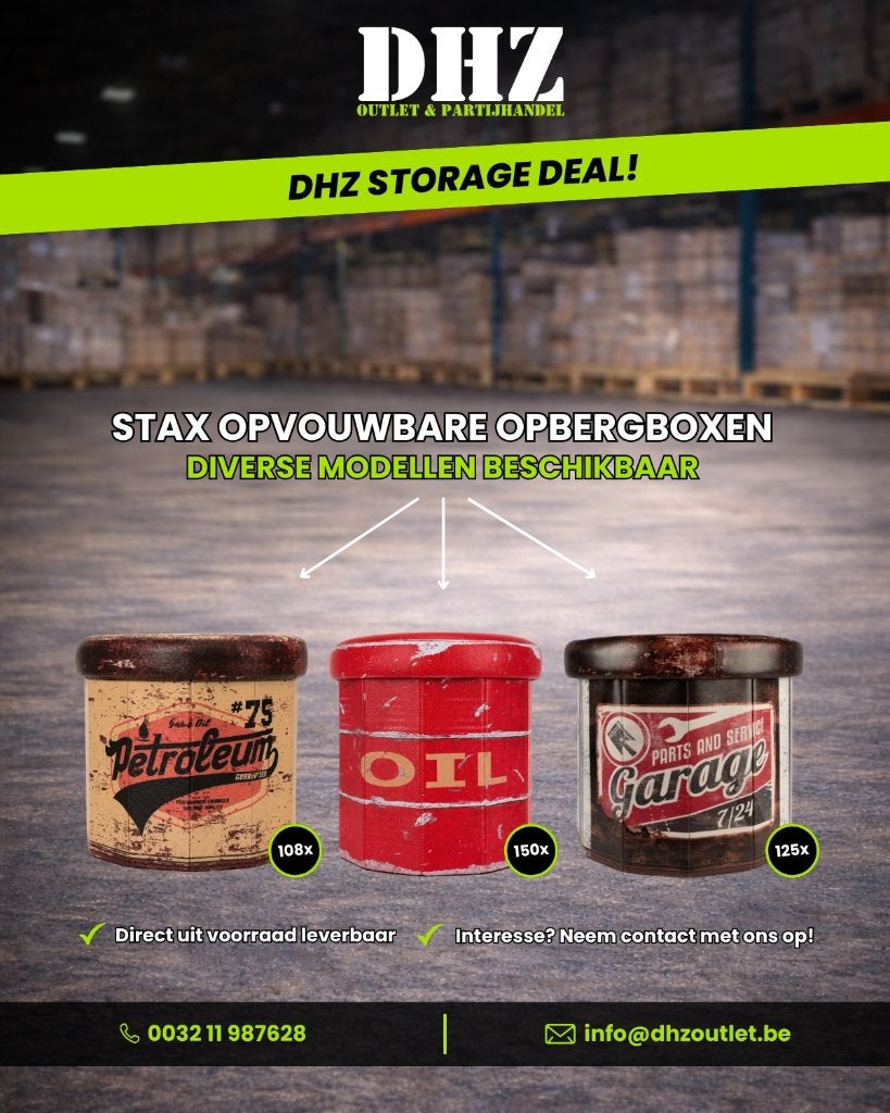 OPVOUWBARE OPBERGBOXEN, Ophalen, Minder dan 50 cm, Rond, Nieuw