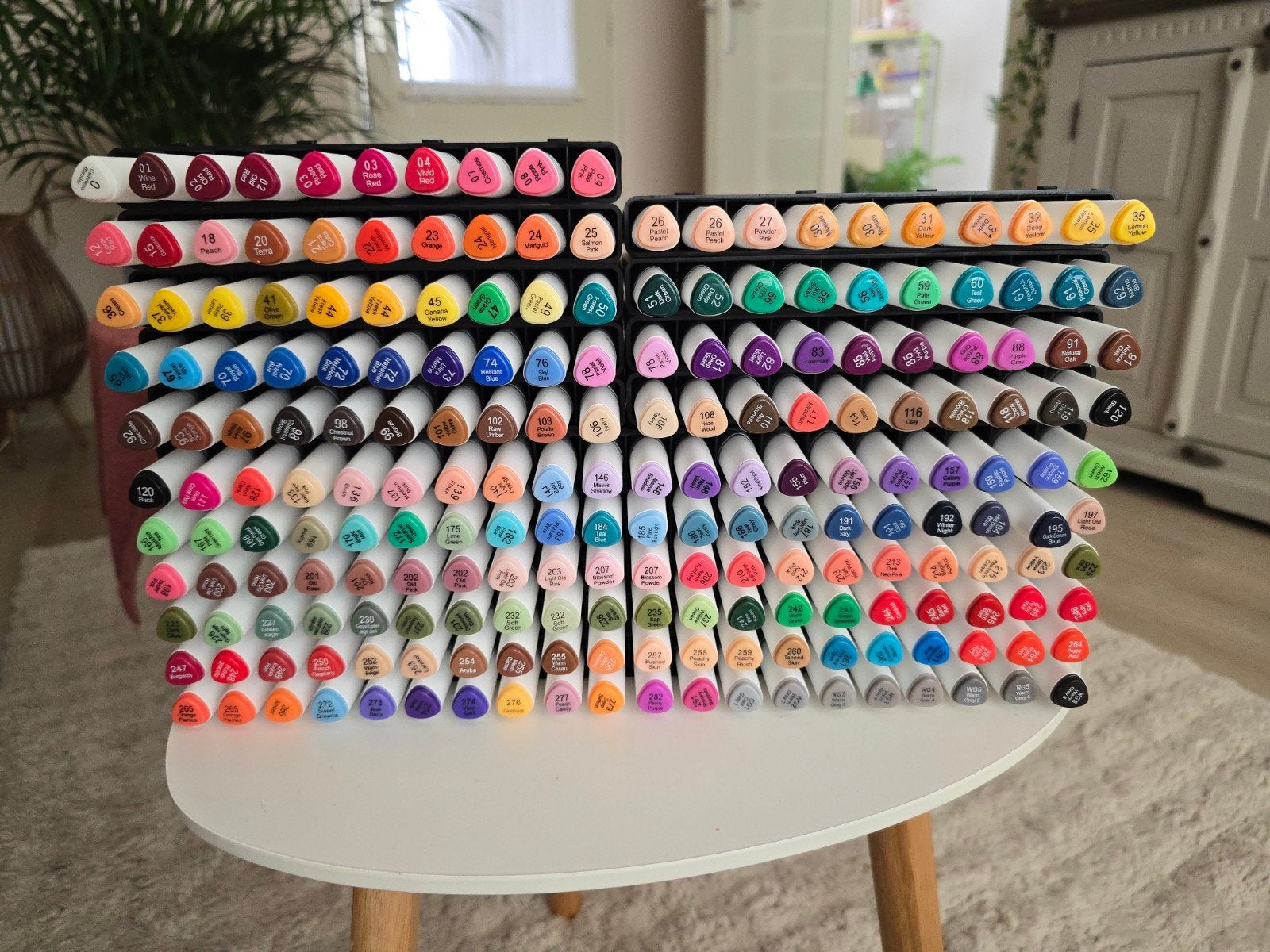 Aqua markers 210 stuks plus 40 brush pens, Ophalen, Zo goed als nieuw, Potlood of Stift