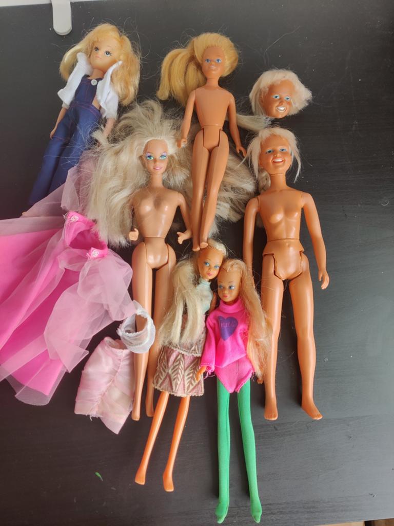 Vintage Barbie en kloonpoppen uit de jaren '70-'80, Kinderen en Baby's, Speelgoed | Poppen, Ophalen of Verzenden, Gebruikt, Barbie