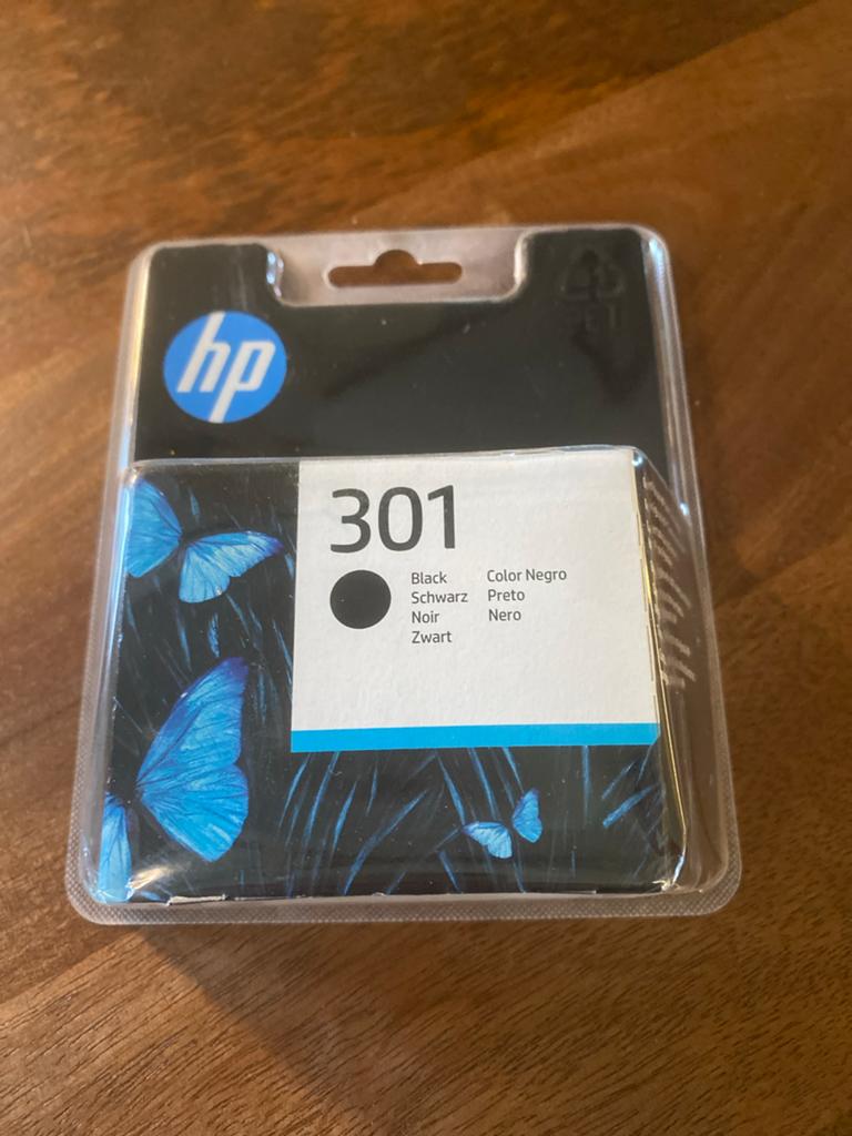 HP 301 Zwarte Inktcartridge - Origineel en Nieuw, Computers en Software, Printerbenodigdheden, Ophalen, Nieuw, Cartridge