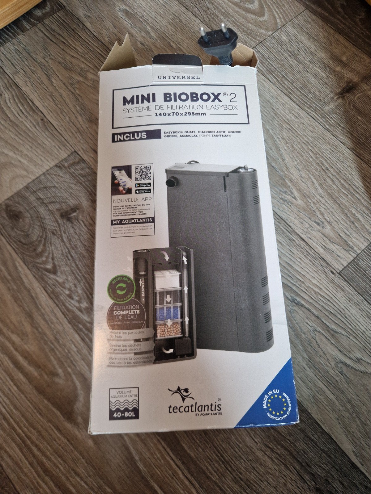 Nieuw mini biobox 2 aquarium filter exclusief verwarming, Ophalen of Verzenden