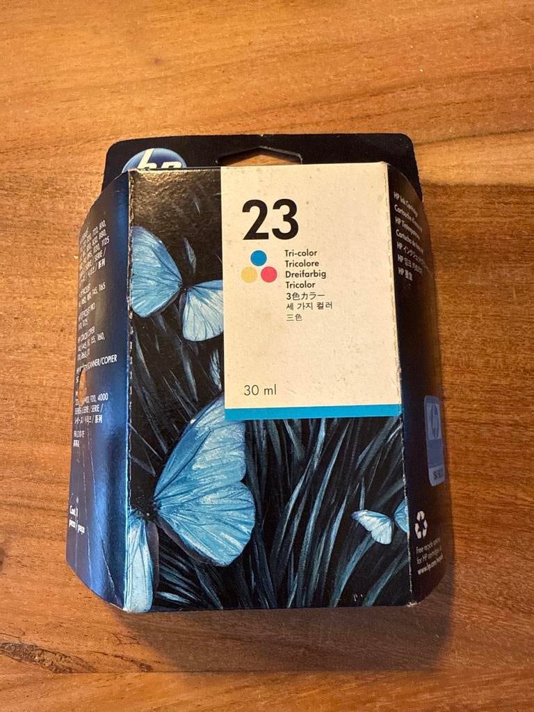 Nieuwe Originele HP 23 Kleuren Inktcartridge 30ml, Computers en Software, Printers, Ophalen of Verzenden, Nieuw