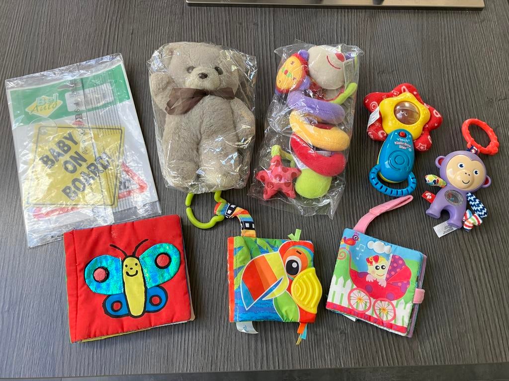 Pakket babyspul - allerlei - negen stuks, Kinderen en Baby's, Ophalen of Verzenden, Gebruikt