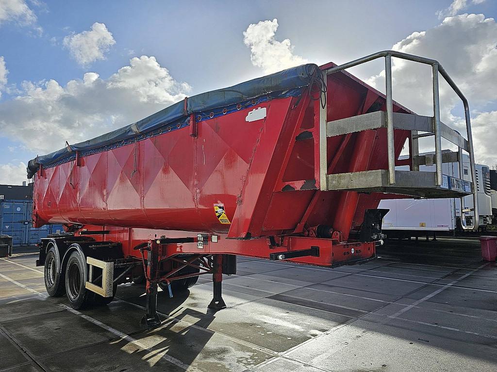 TRAILOR 21M3 STEEL 2 AXLE twin tire full steel, Overige kleuren, Bedrijf, Aanhangers en Opleggers, Te koop
