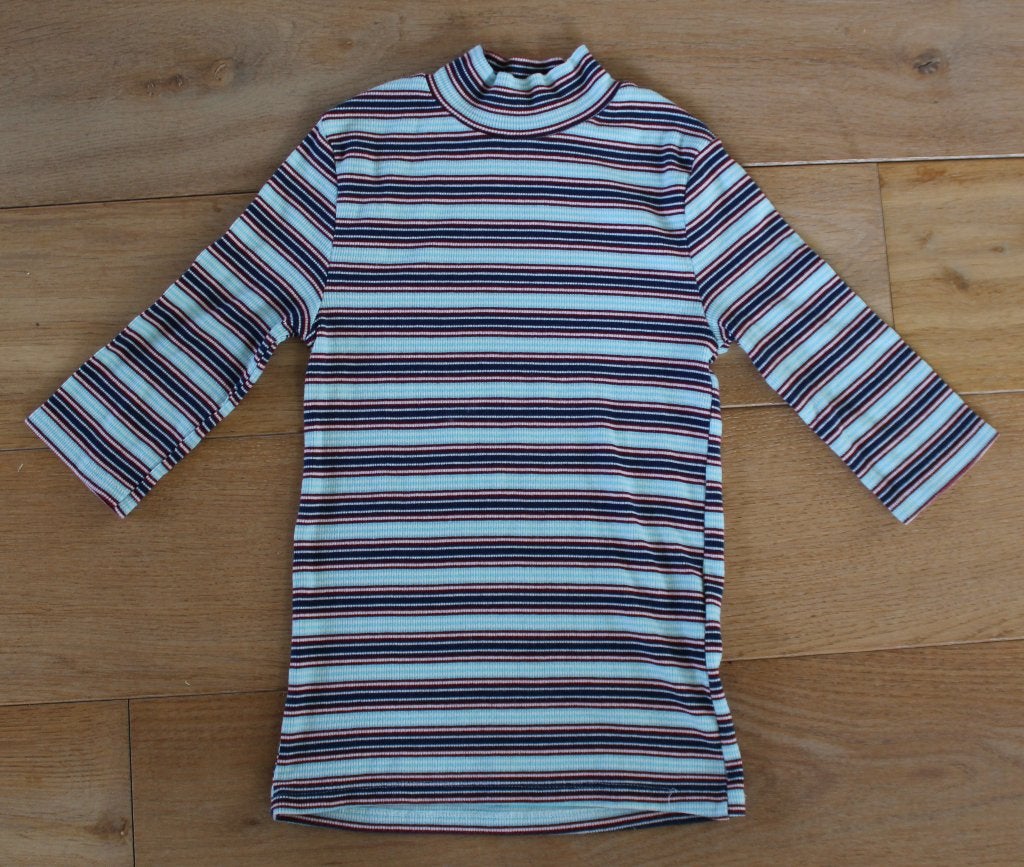 Ribshirt van Zara maat M, Maat 38/40 (M), Meerkleurig, Ophalen of Verzenden, Korte mouw